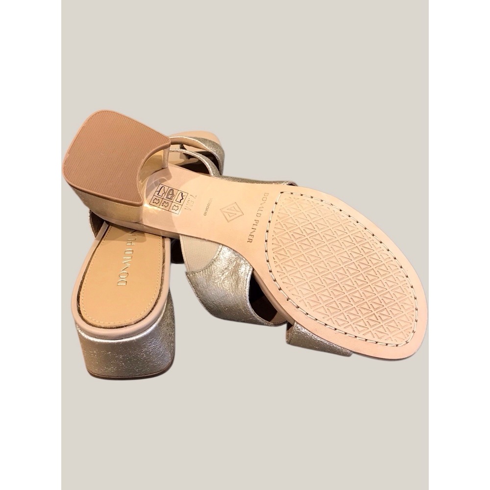 New Donald Pliner Women's Keena Plantino Casual Dress Heeled Sandal Sz 7.5 - Picture 8 of 8